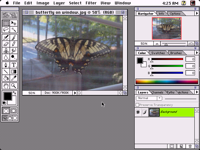 Adobe Photoshop 4 Mac - Edit
